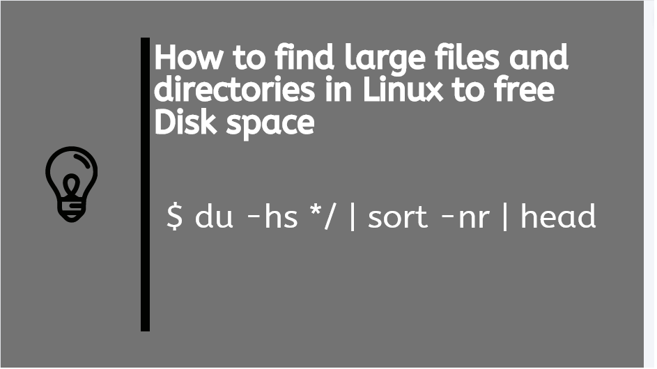 Jak Znaleźć Duże Katalogi I Pliki, Aby Zwolnić Miejsce W Systemie Linux? Przykład Polecenia Find + Du + Sort + Head