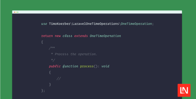 Run One Time Operations After Deployment With Laravel