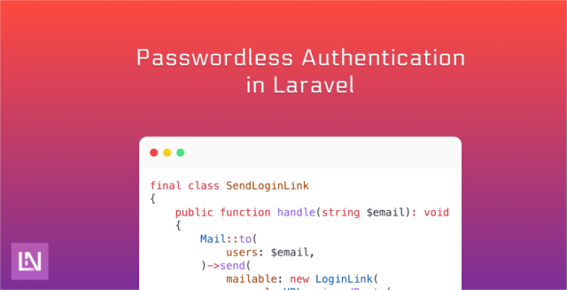 Passwordless Authentication in Laravel