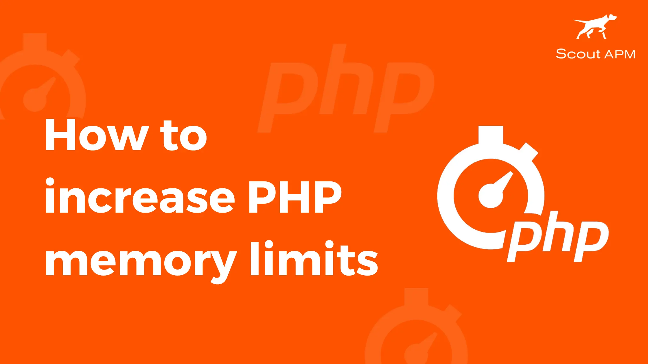 How To Increase Php Memory Limits