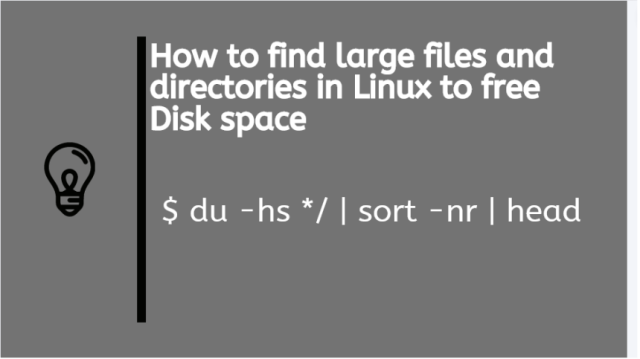 Как Найти Большие Каталоги И Файлы Для Свободного Места В Linux? Пример Команды Find + Du + Sort + Head